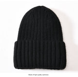 Silk-Lined Cashmere Beanie – Luxury Winter Hat