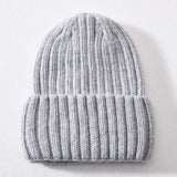 Silk-Lined Cashmere Beanie – Luxury Winter Hat