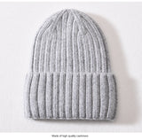 Silk-Lined Cashmere Beanie – Luxury Winter Hat