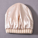 Silk-Lined Cashmere Beanie – Luxury Winter Hat