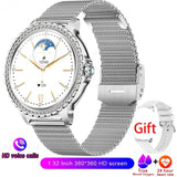 Gold Luxury Smart Watch for Women โ 1.32" HD Screen, Custom Dial, Heart Rate Monitor, Voice Call, Sports Tracker - Julie bags