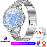 Gold Luxury Smart Watch for Women โ 1.32" HD Screen, Custom Dial, Heart Rate Monitor, Voice Call, Sports Tracker - Julie bags