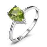 Oval Amethyst Gemstone Ring – 925 Sterling Silver Dainty Gold Plated Ring for Women