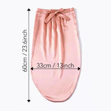 100% Mulberry Silk Bonnet for Sleeping – Long Adjustable Hair Cap