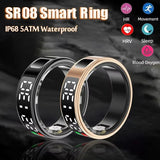 Smart Ring – LED Display, Heart Rate & SpO2, Bluetooth, Waterproof - Julie bags