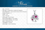 Tree of Life Ruby Pendant Necklace – 925 Sterling Silver Statement Gemstone Jewelry for Women - Julie bags