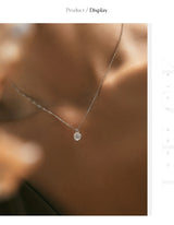 1CT Moissanite Pendant Necklace – 925 Sterling Silver Dainty Prong Setting Necklace for Women - Julie bags