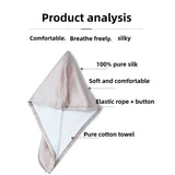 Revitalize Your Hair: 100% Silk Quick Dry Hair Cap