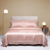 100% Silk Bedding Set - Luxury Solid Color Duvet Cover & Sheets