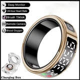 Smart Ring – LED Display, Heart Rate & SpO2, Bluetooth, Waterproof - Julie bags