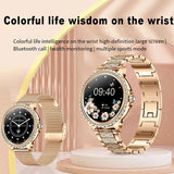 Gold Luxury Smart Watch for Women โ 1.32" HD Screen, Custom Dial, Heart Rate Monitor, Voice Call, Sports Tracker - Julie bags