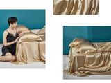 LuxeSilk Couture: Premium Mulberry Silk Bedding Set