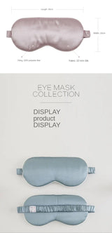 Opulent Opal: Mulberry Silk Blindfold in Milky White