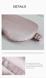 Opulent Opal: Mulberry Silk Blindfold in Milky White