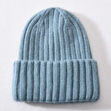 Silk-Lined Cashmere Beanie – Luxury Winter Hat