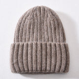 Silk-Lined Cashmere Beanie – Luxury Winter Hat