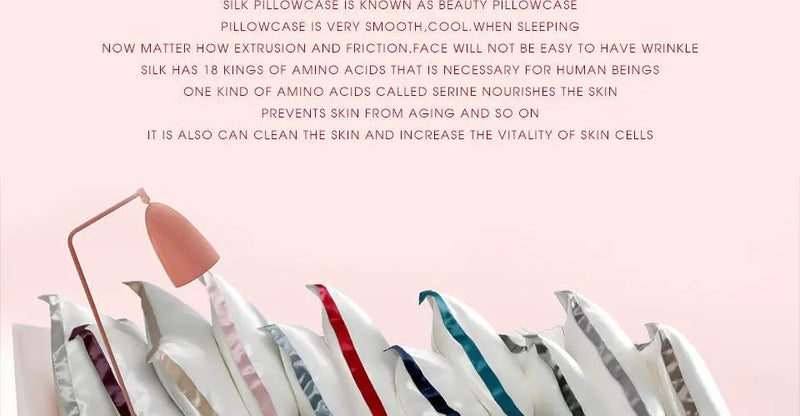 Chroma Chic: White Silk Pillowcase with Colorful Accents