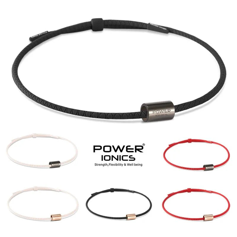 Power Ionics Titanium Bio Silicone Necklace – 3000 Anions, Health Boosting Sports Pendant for Women & Men - Julie bags