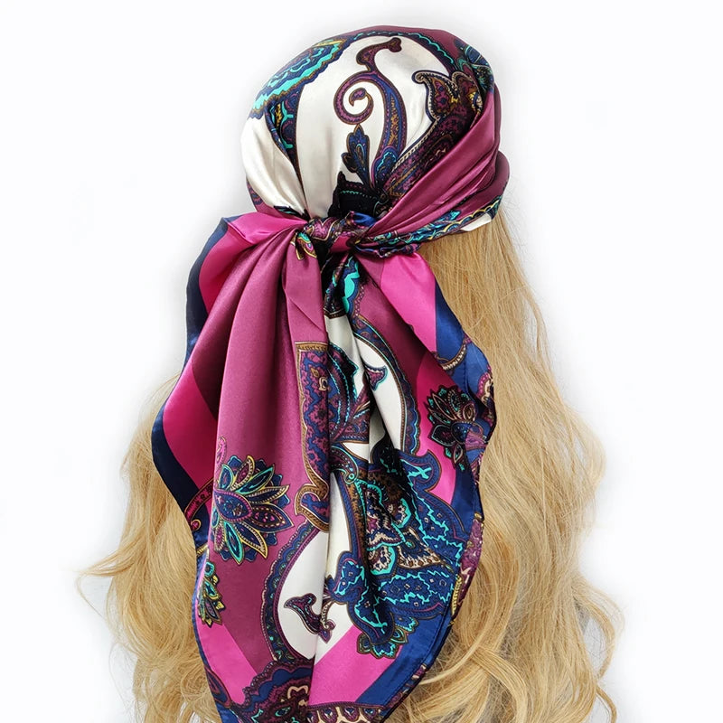 Silk Scarf - Versatile Fashion Headwrap
