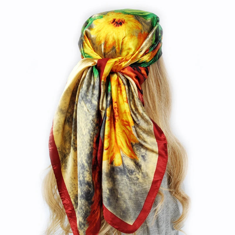 Silk Scarf - Versatile Fashion Headwrap