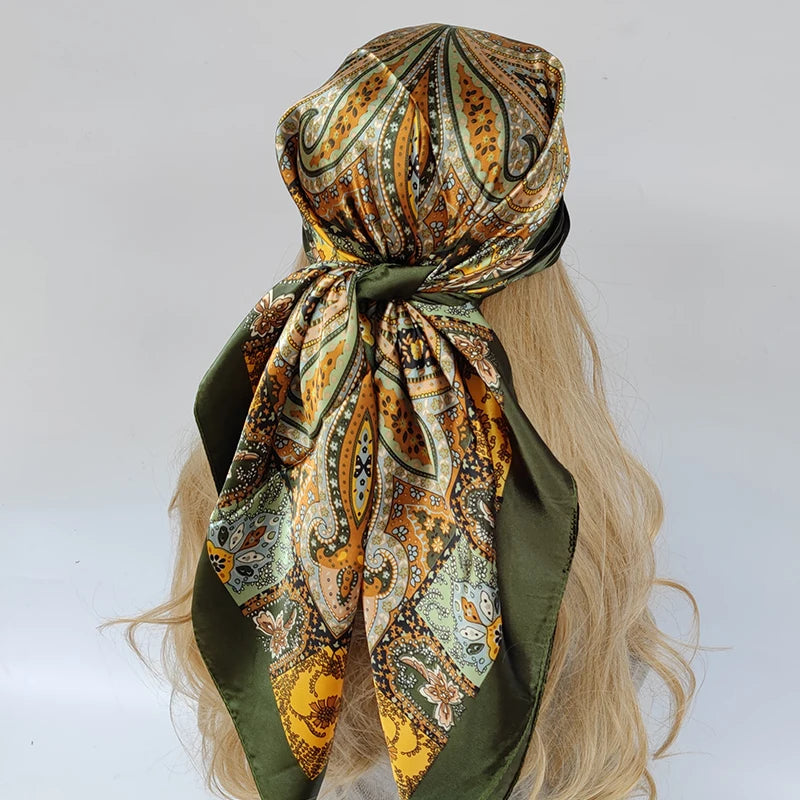 Silk Scarf - Versatile Fashion Headwrap