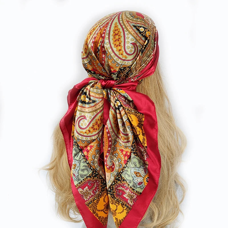 Silk Scarf - Versatile Fashion Headwrap