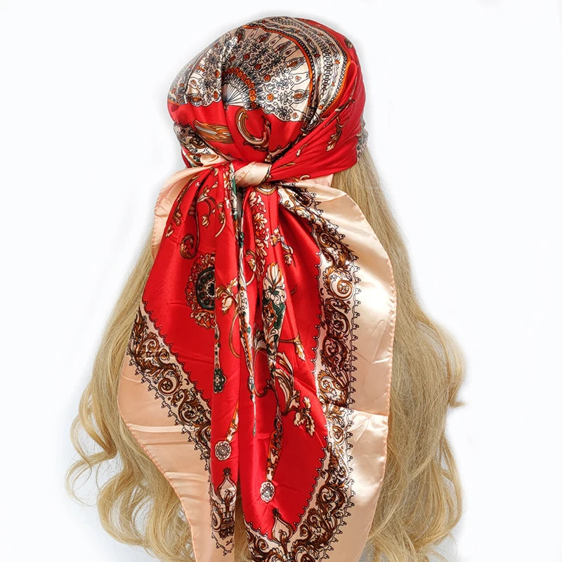 Silk Scarf - Versatile Fashion Headwrap