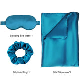 Luxury 100% Silk Pillowcase Set – Beauty Sleep Gift Set