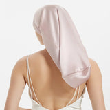 100% Mulberry Silk Bonnet for Sleeping – Long Adjustable Hair Cap