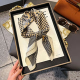 Silk Square Scarf - Luxury Satin Bandana