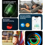 Smart Fitness Bracelet – Heart Rate & Blood Pressure Monitor, Pedometer, Waterproof Tracker for Men & Women - Julie bags