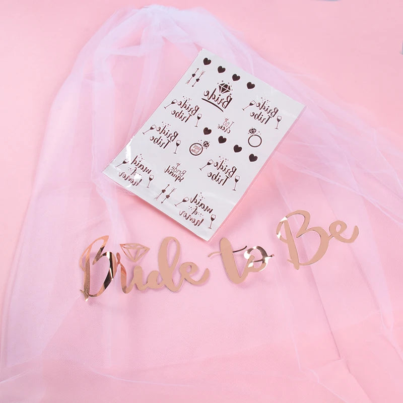 Bride To Be Veil & Sash Set - Bachelorette Party Supplies