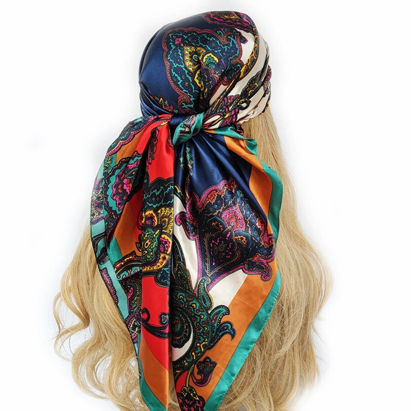Silk Scarf - Versatile Fashion Headwrap