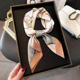 Silk Square Scarf - Luxury Satin Bandana