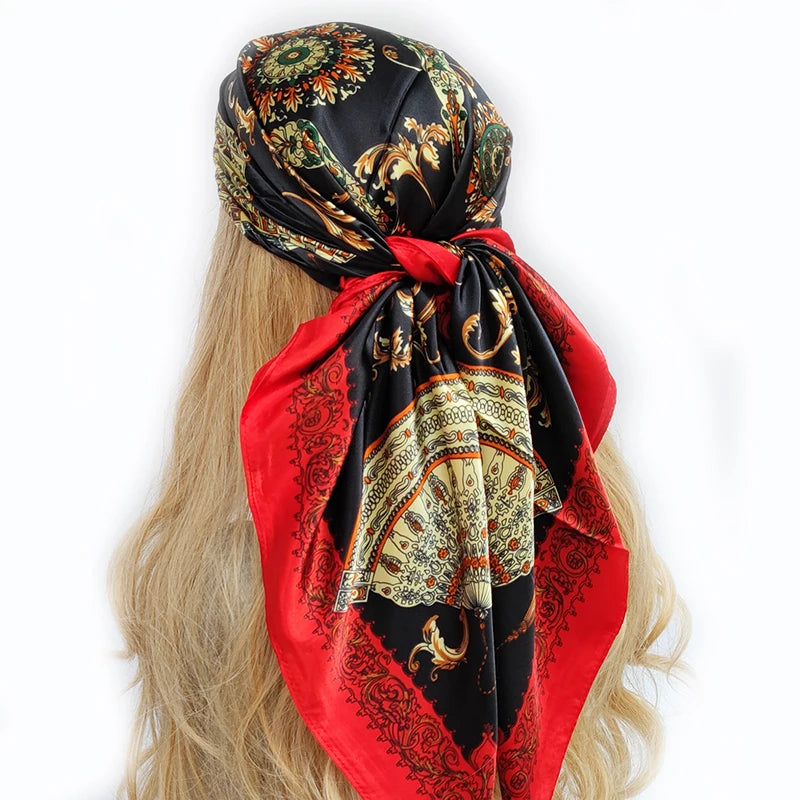 Silk Scarf - Versatile Fashion Headwrap
