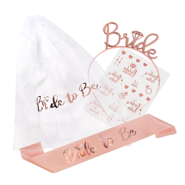 Bride To Be Veil & Sash Set - Bachelorette Party Supplies