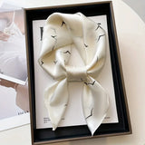 Silk Square Scarf - Luxury Satin Bandana