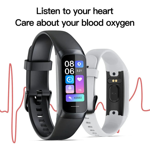 AMOLED Smart Watch – Waterproof Fitness Tracker with Heart Rate & Blood Oxygen Monitor - Julie bags