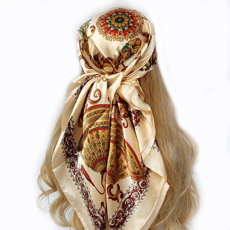 Silk Scarf - Versatile Fashion Headwrap