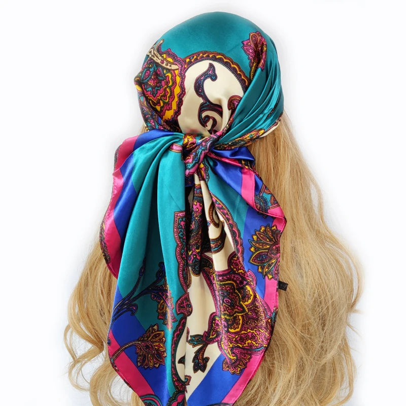 Silk Scarf - Versatile Fashion Headwrap