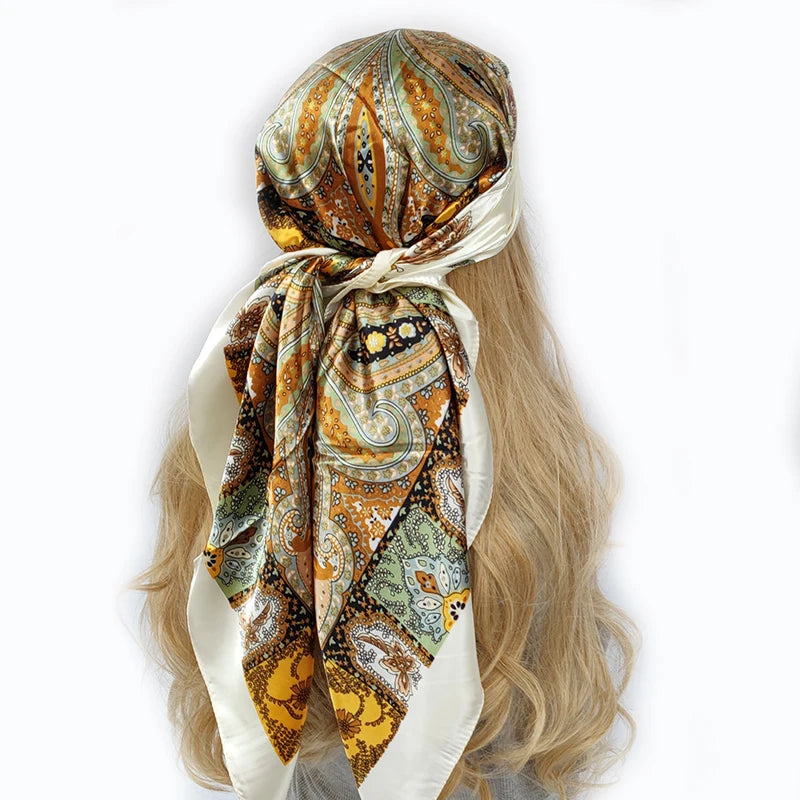 Silk Scarf - Versatile Fashion Headwrap
