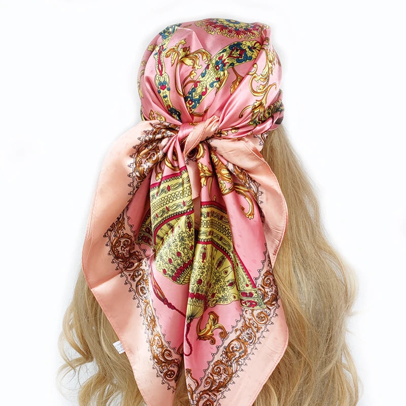 Silk Scarf - Versatile Fashion Headwrap