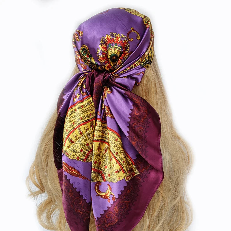 Silk Scarf - Versatile Fashion Headwrap